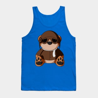 Aviator Teddy Bear Tank Top